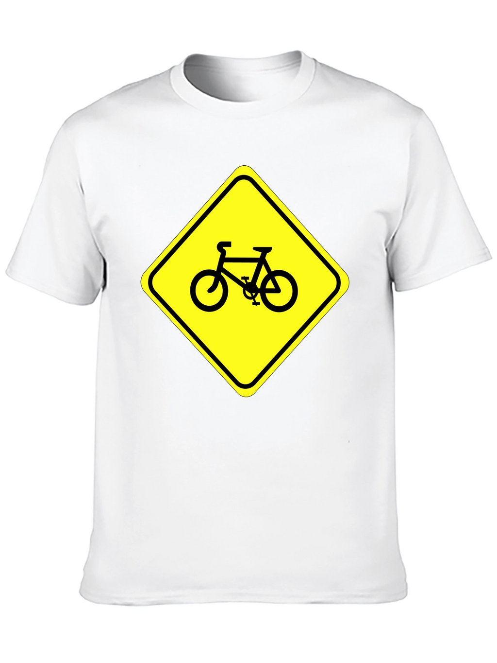 Bike Sign T-Shirt - Ride with Caution!