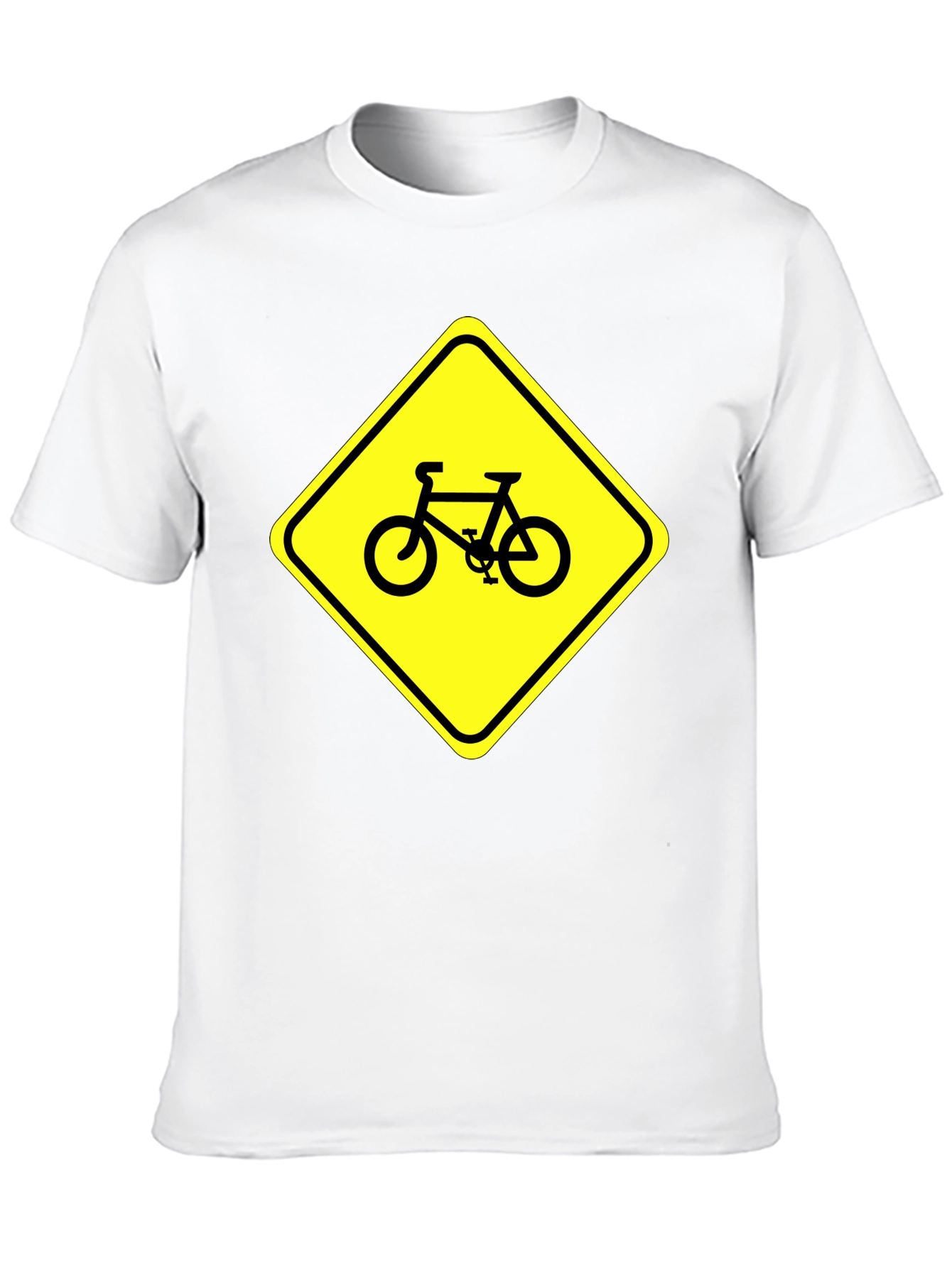 Bike Sign T-Shirt - Ride with Caution!