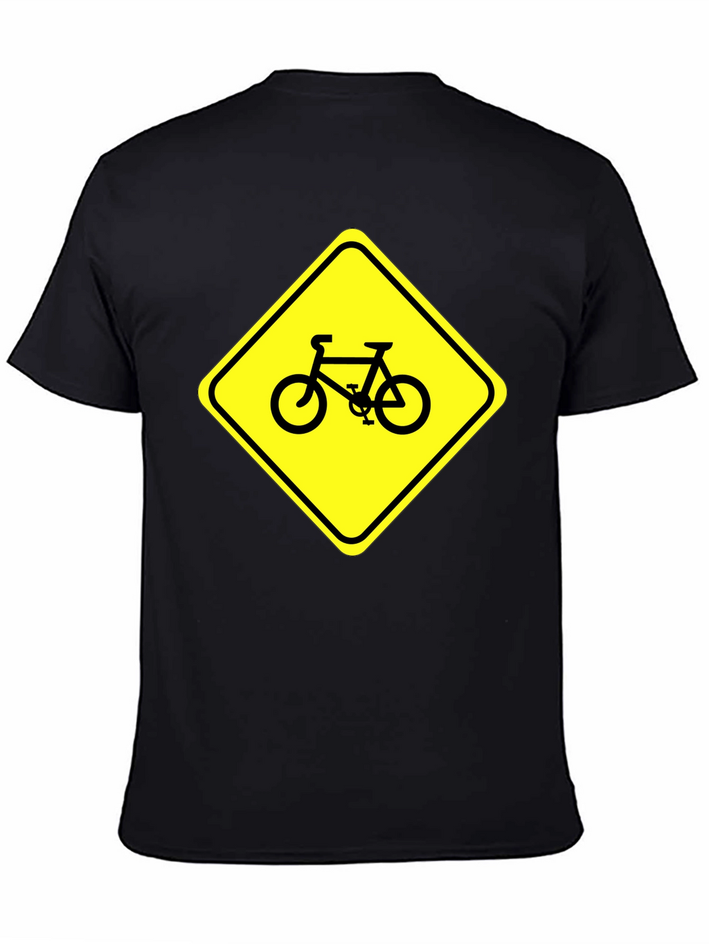 Bike Sign T-Shirt - Ride with Caution!