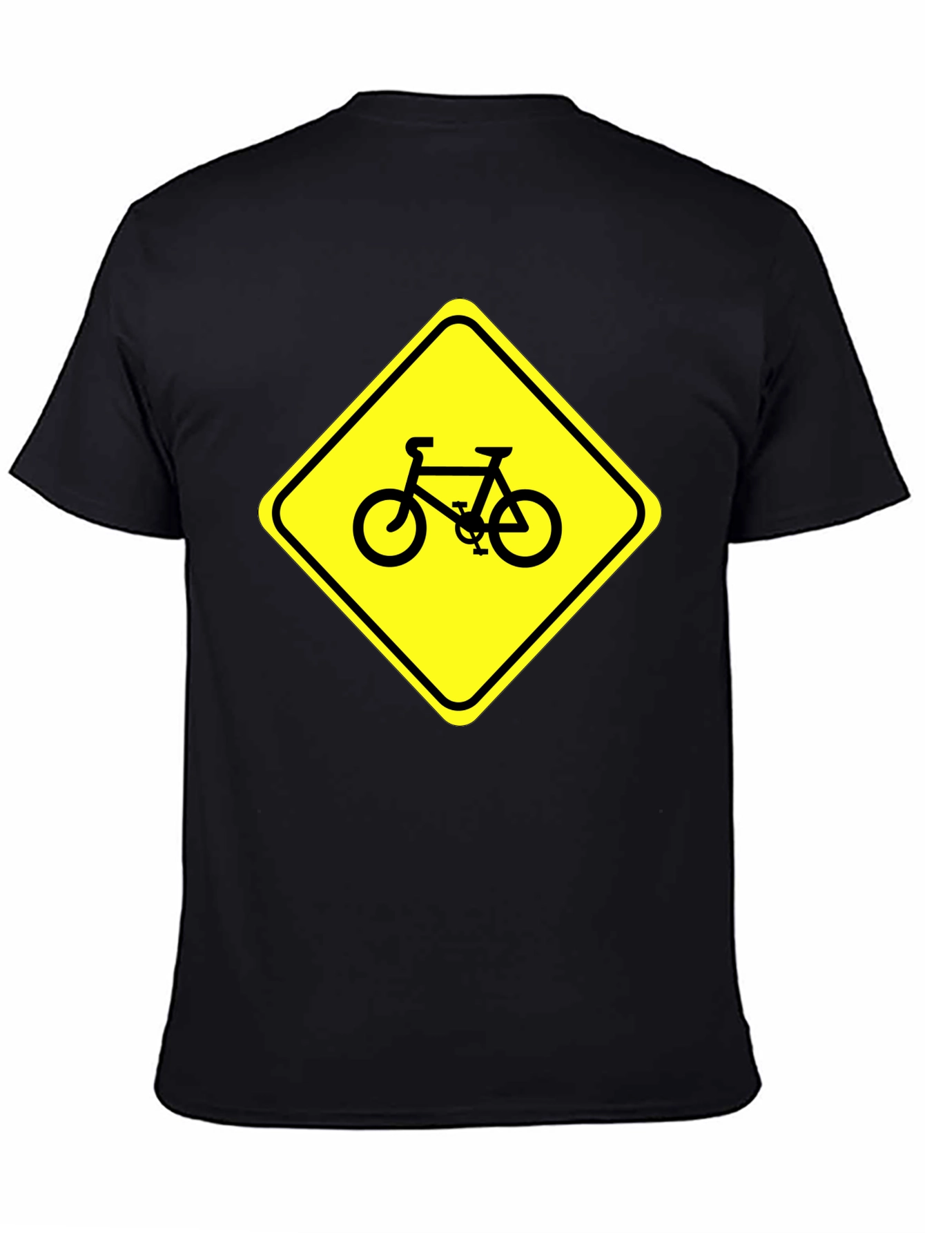 Bike Sign T-Shirt - Ride with Caution!