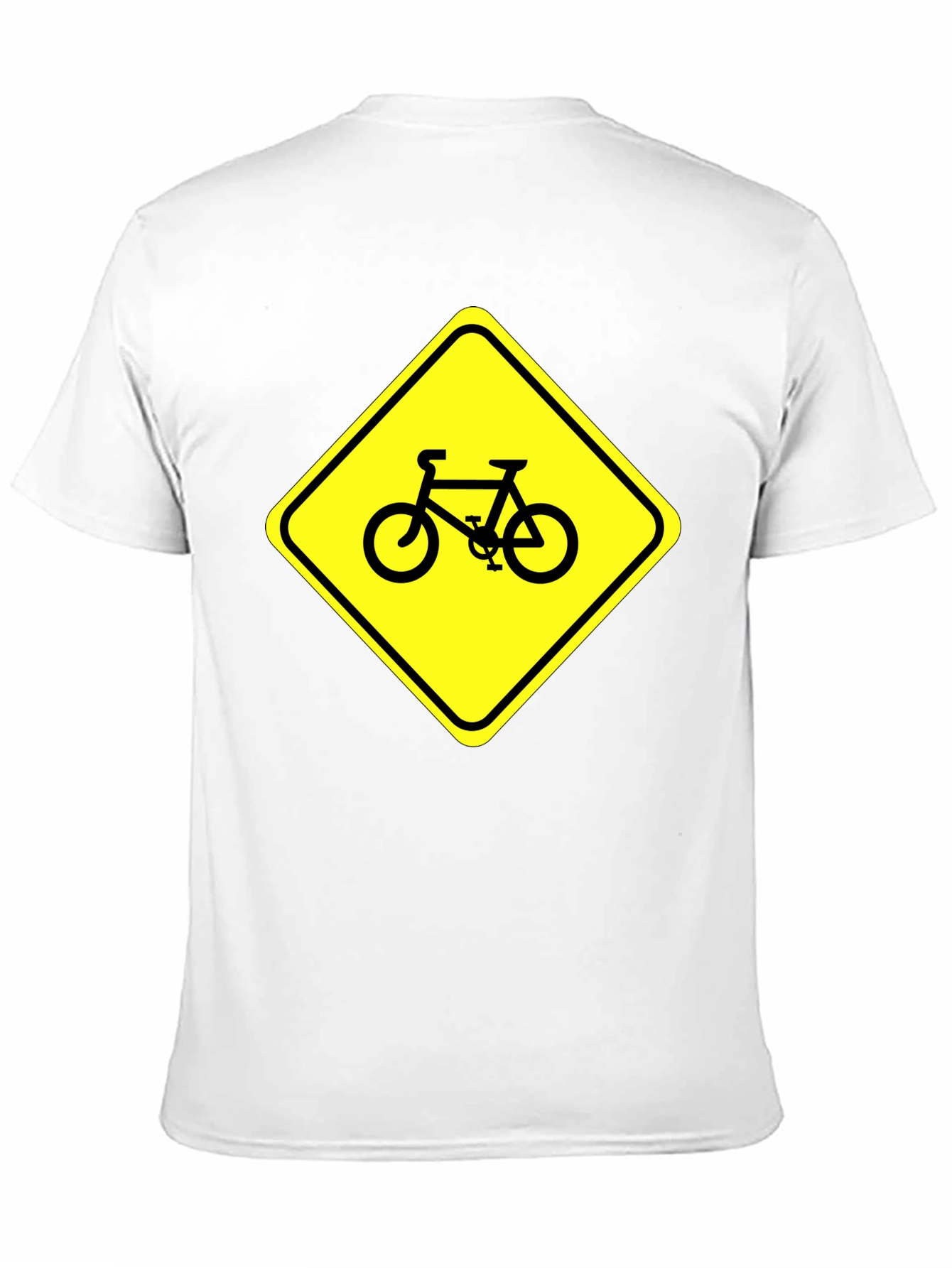 Bike Sign T-Shirt - Ride with Caution!