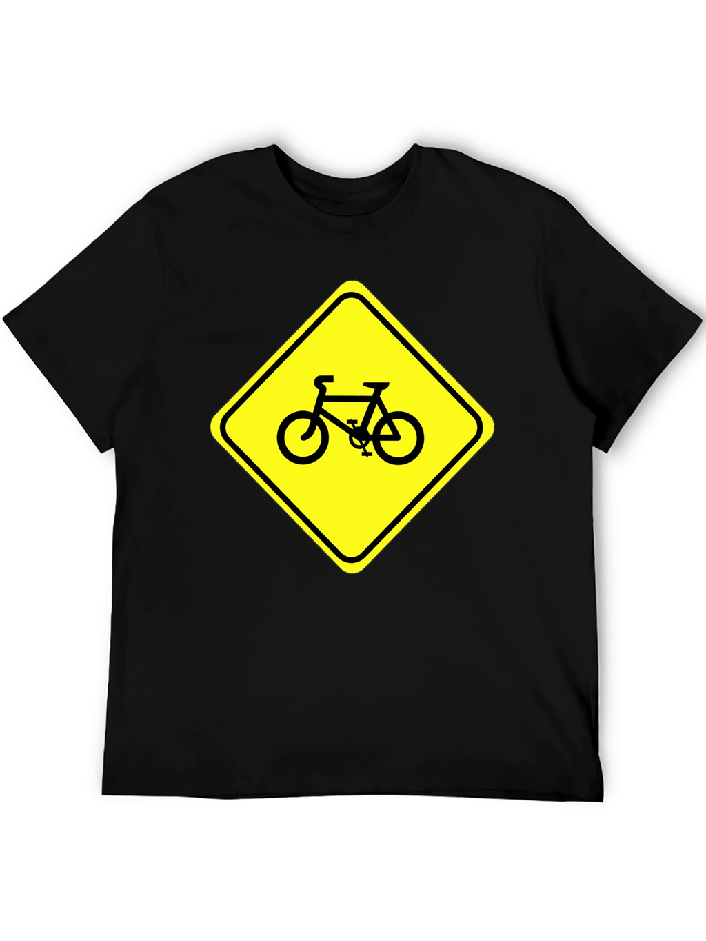 Bike Sign T-Shirt - Ride with Caution!