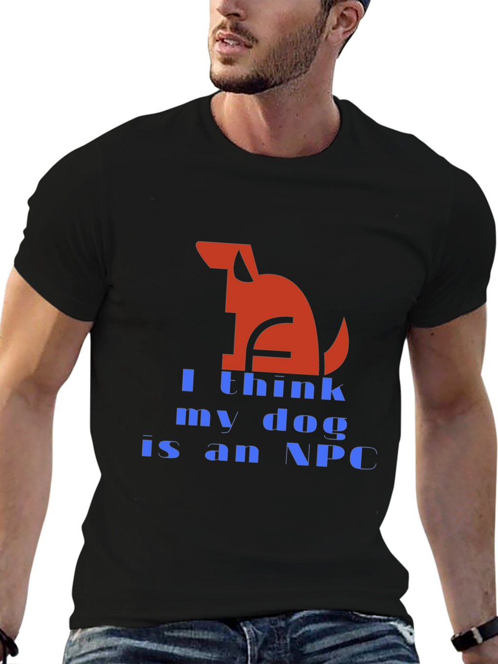 Dog NPC T-Shirt: Funny Gamer Tee