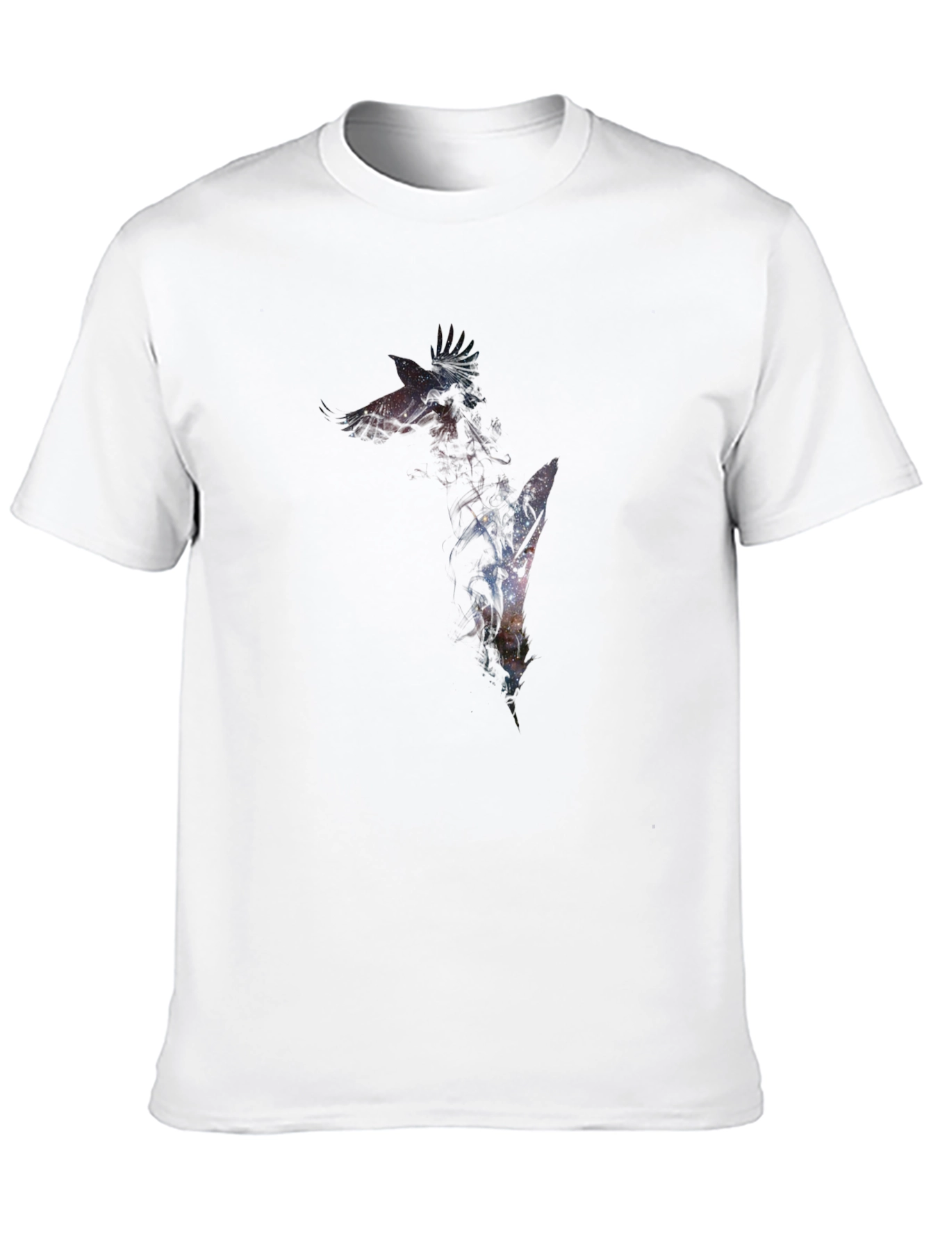 Galaxy Giraffe Graphic Tee - Mens Black T-Shirt