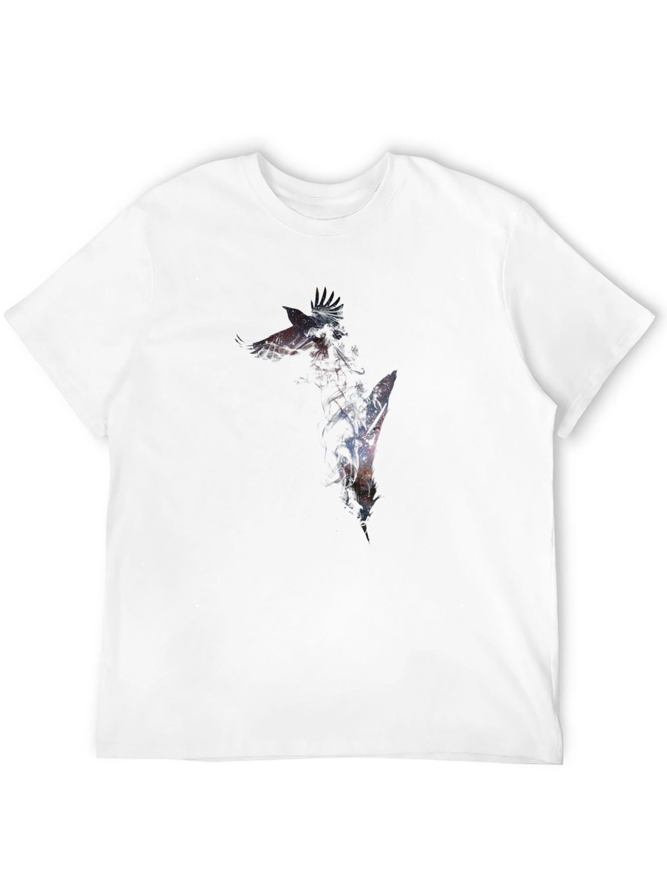 Galaxy Giraffe Graphic Tee - Mens Black T-Shirt