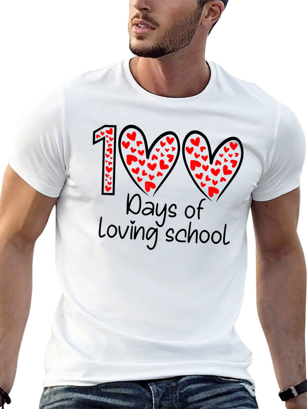 100 Days of Loving School T-Shirt