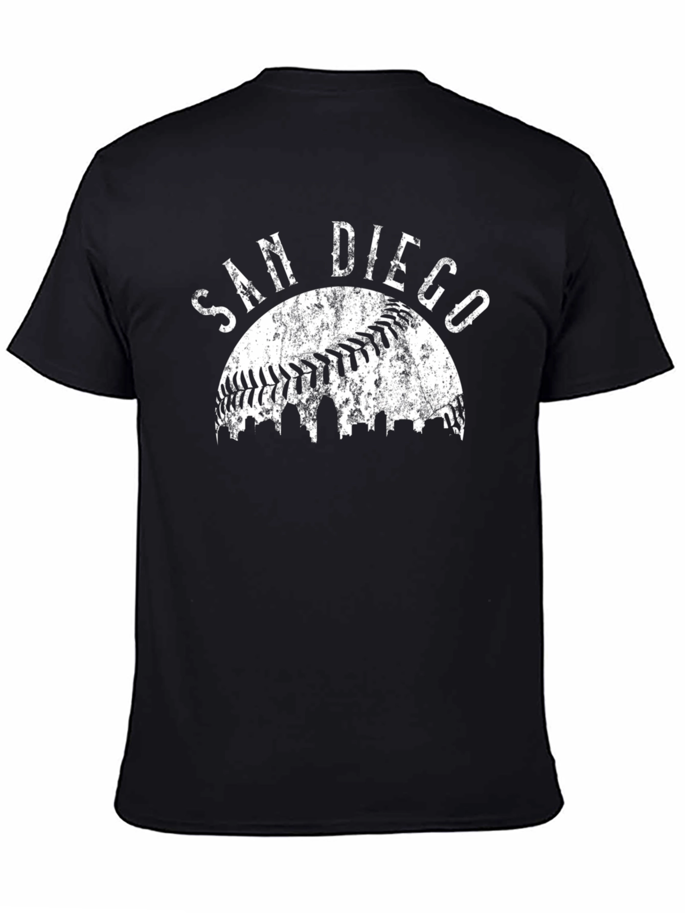 San Diego Baseball Graphic T-Shirt - Black