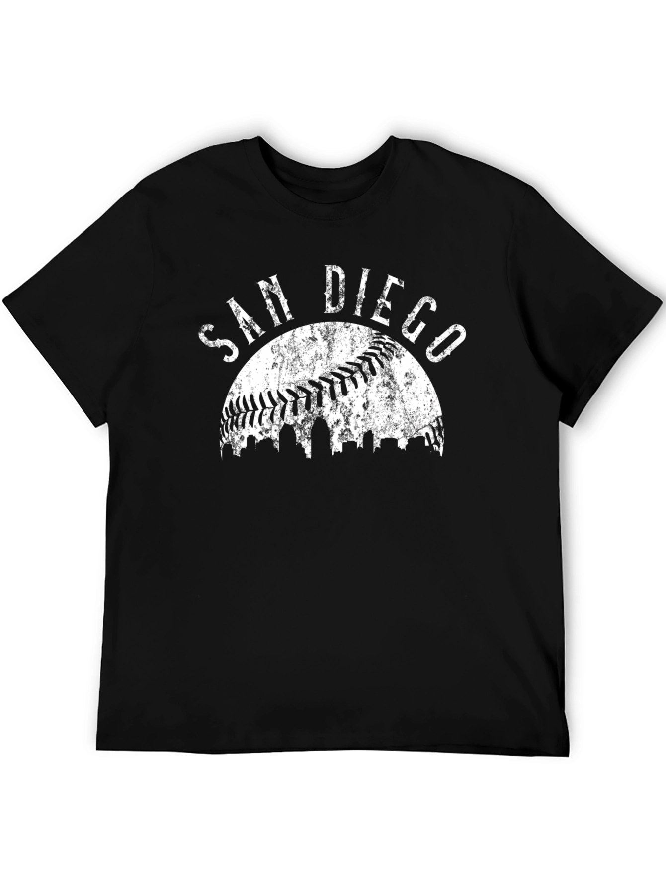 San Diego Baseball Graphic T-Shirt - Black