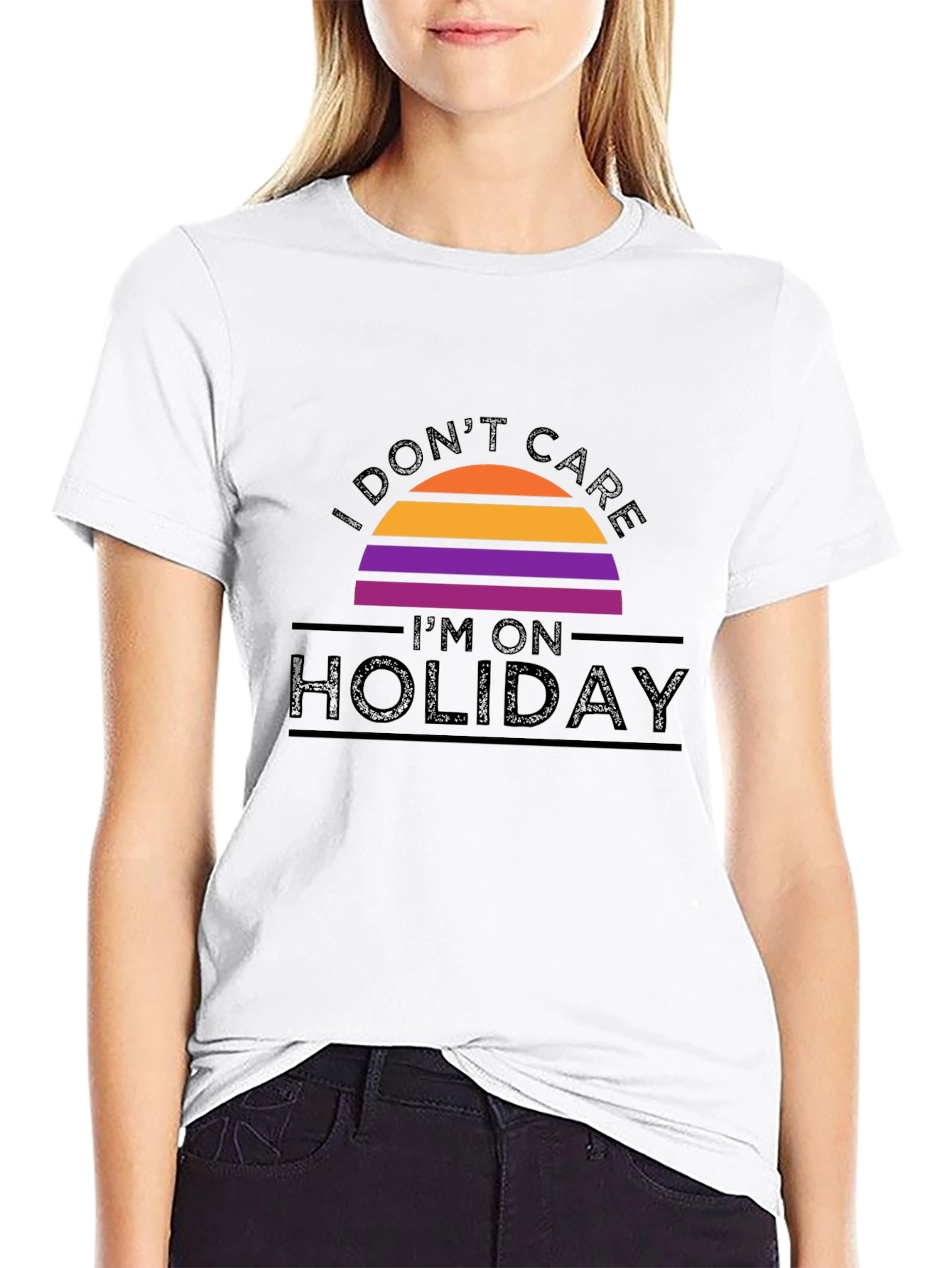 I Dont Care Im On Holiday T-Shirt