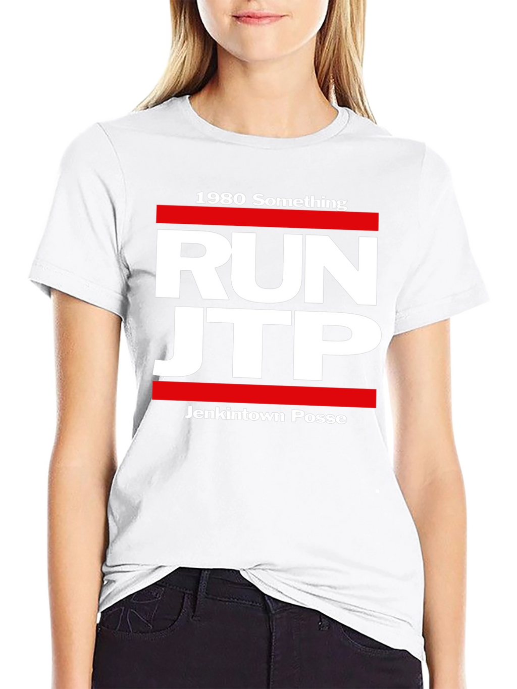 1980 Something Run JTP Black T-Shirt
