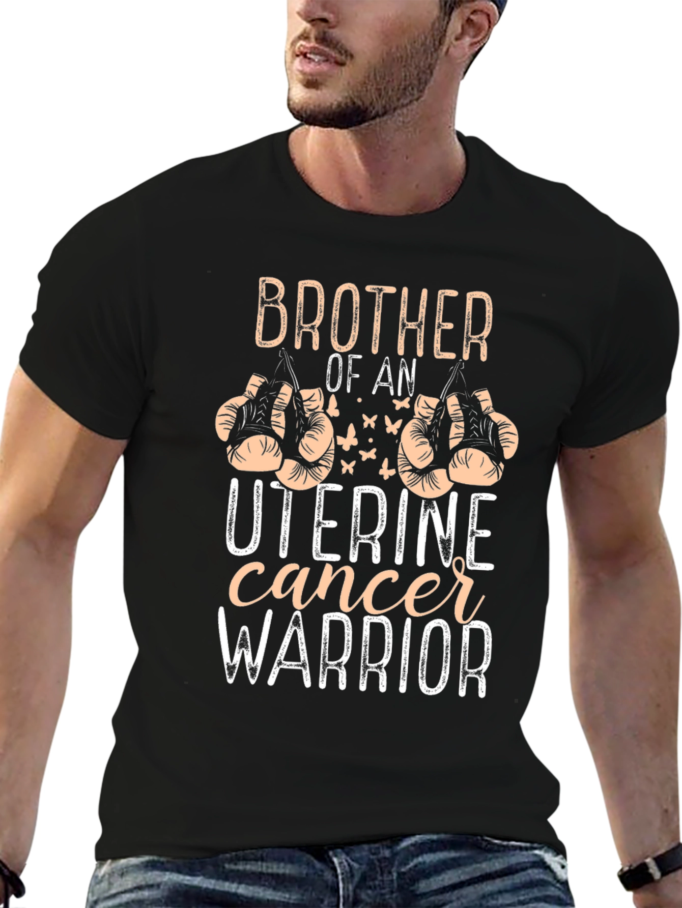 Brother of Uterine Cancer Warrior T-Shirt