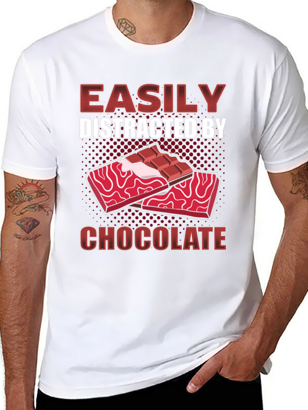 Easily Distracted By Chocolate T-Shirt