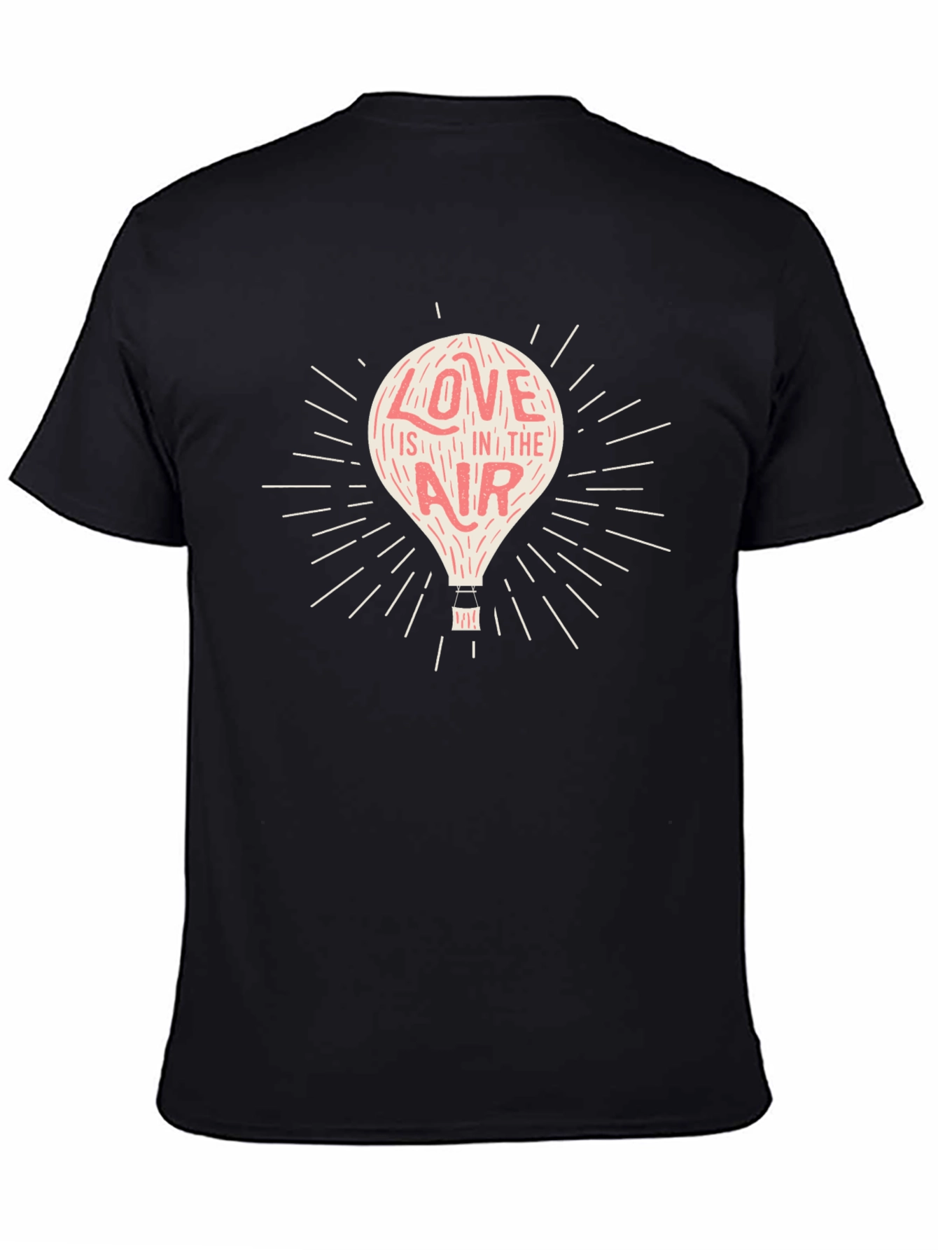 Love is in the Air Black Graphic Tee