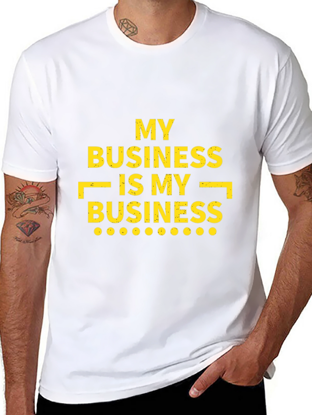 My Business T-Shirt - Black Casual Tee