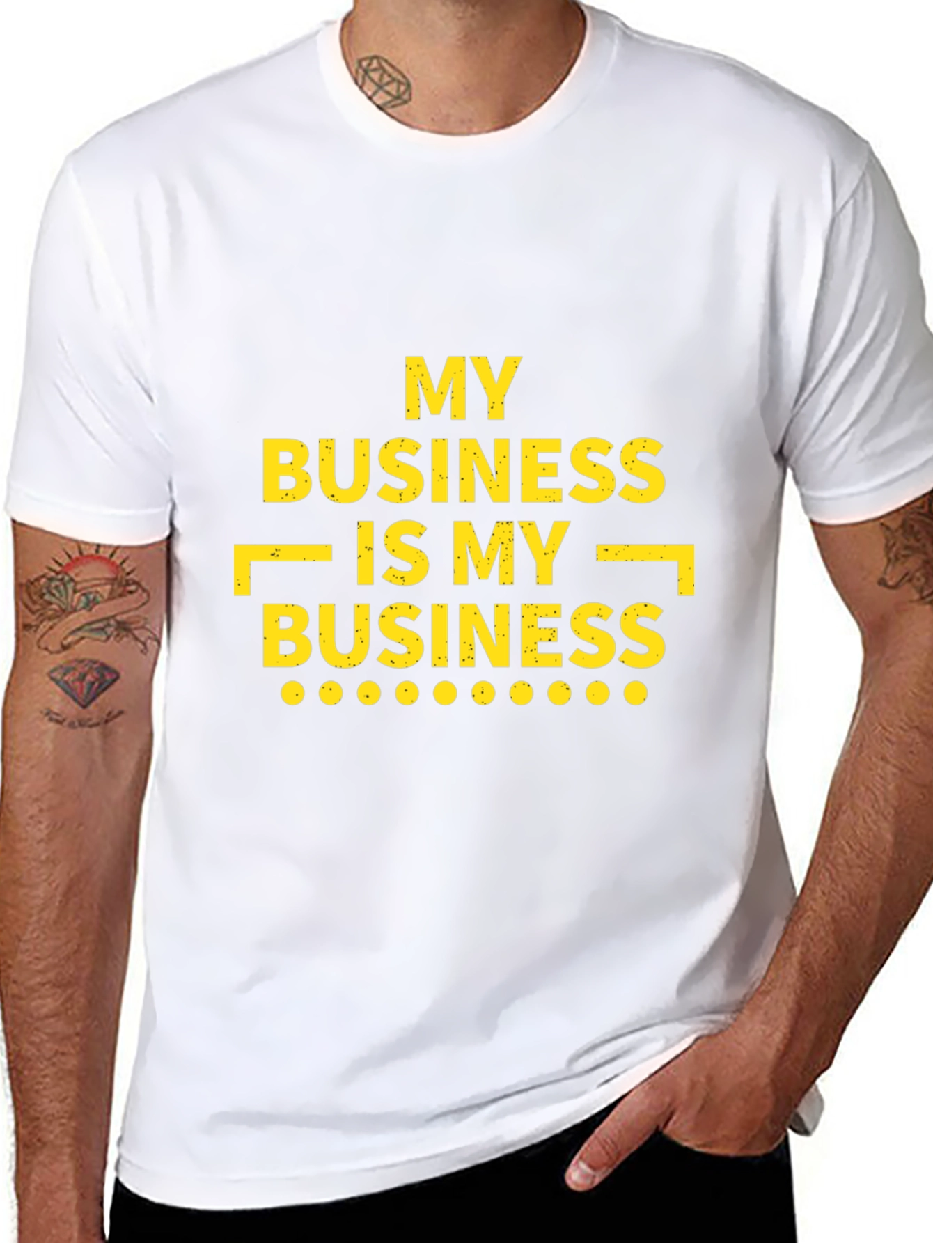 My Business T-Shirt - Black Casual Tee