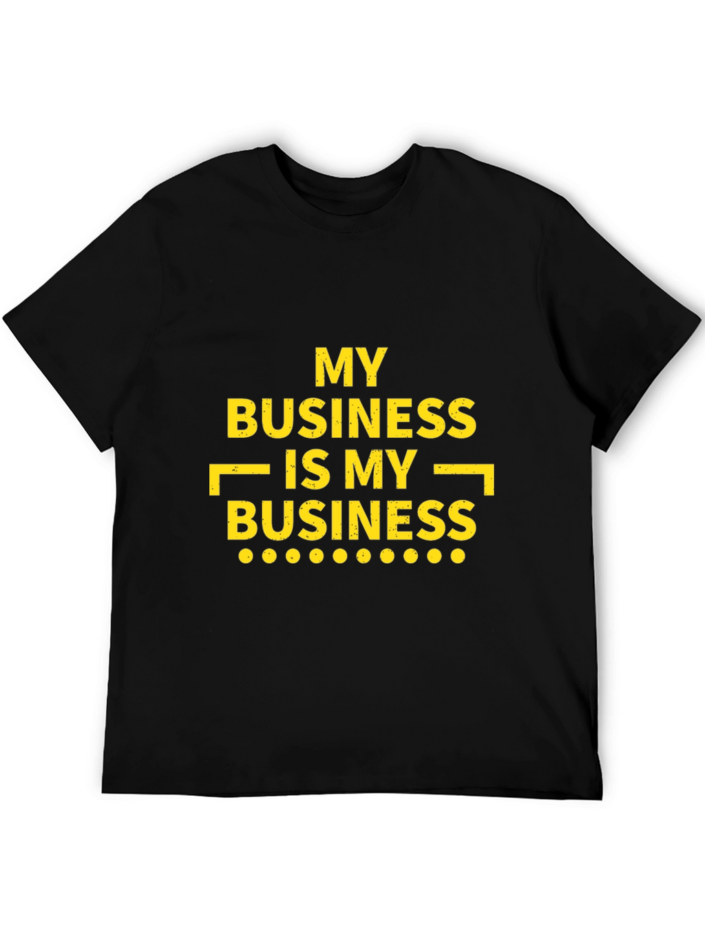 My Business T-Shirt - Black Casual Tee
