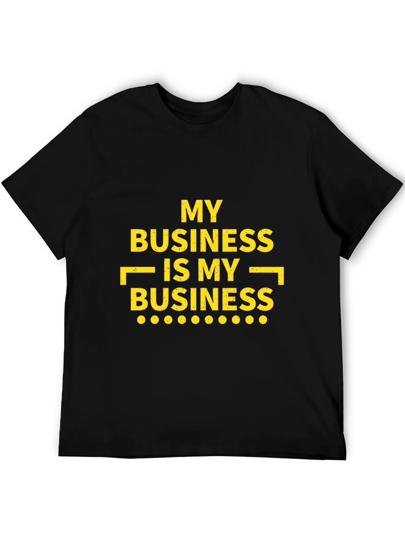 My Business T-Shirt - Black Casual Tee