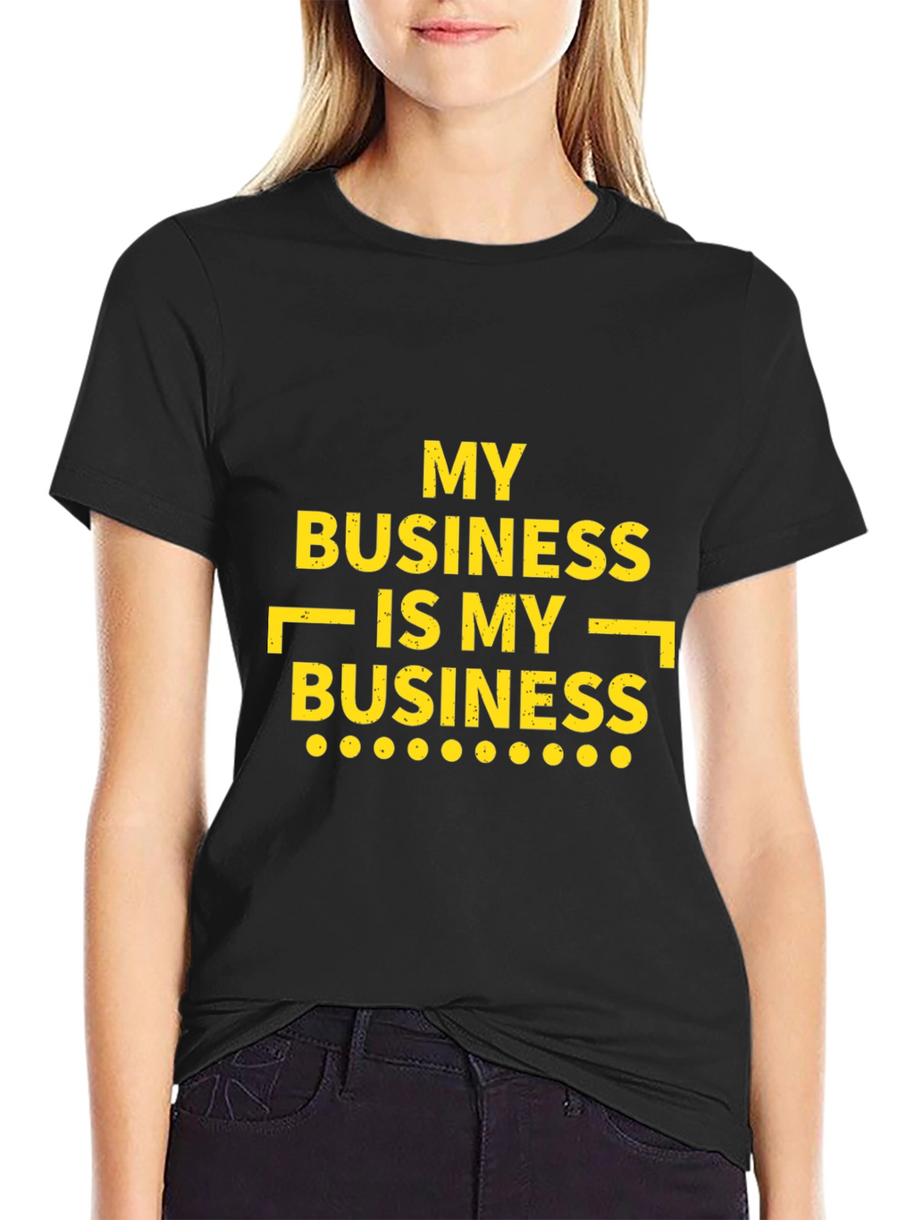 My Business T-Shirt - Black Casual Tee