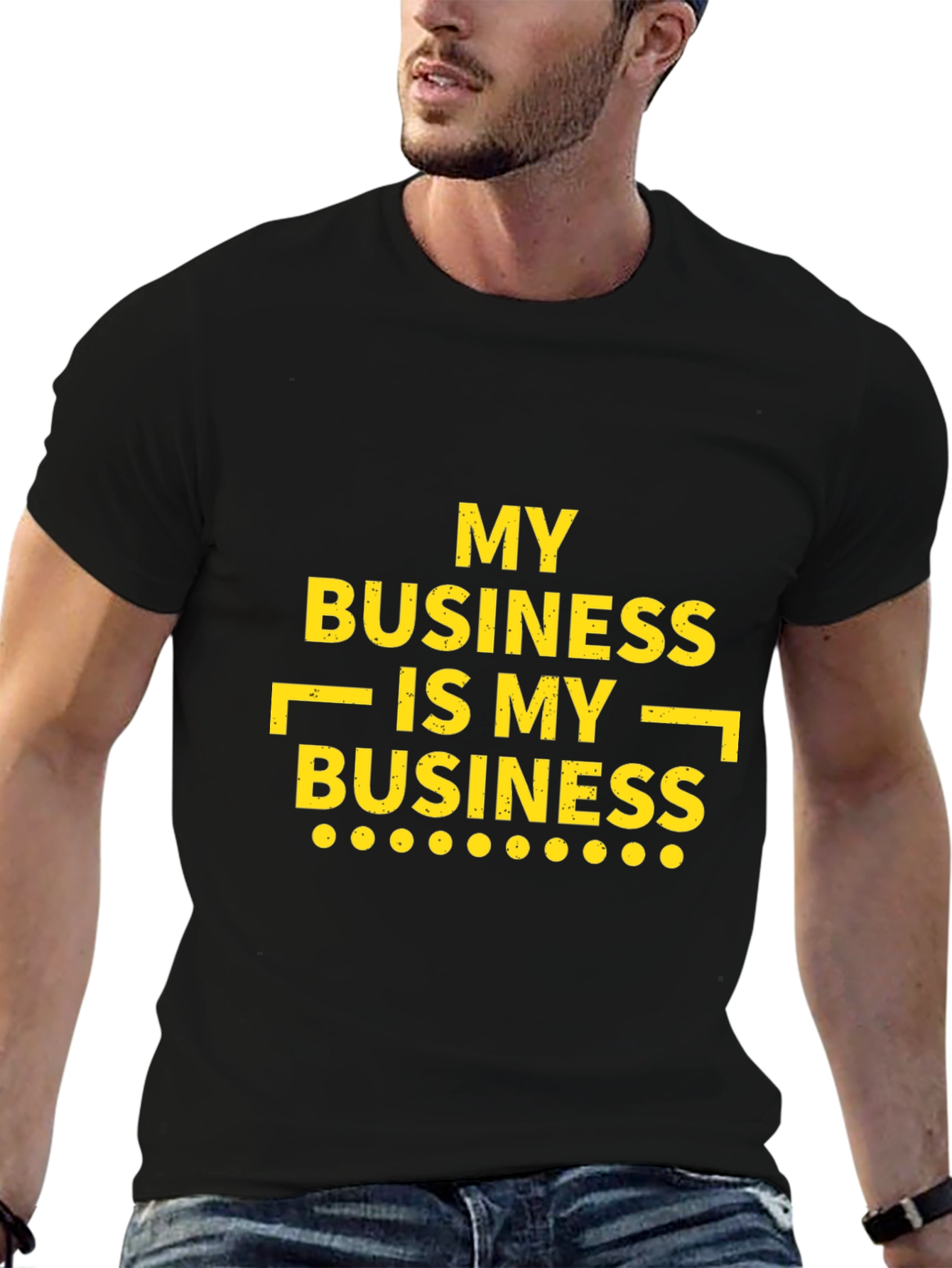 My Business T-Shirt - Black Casual Tee