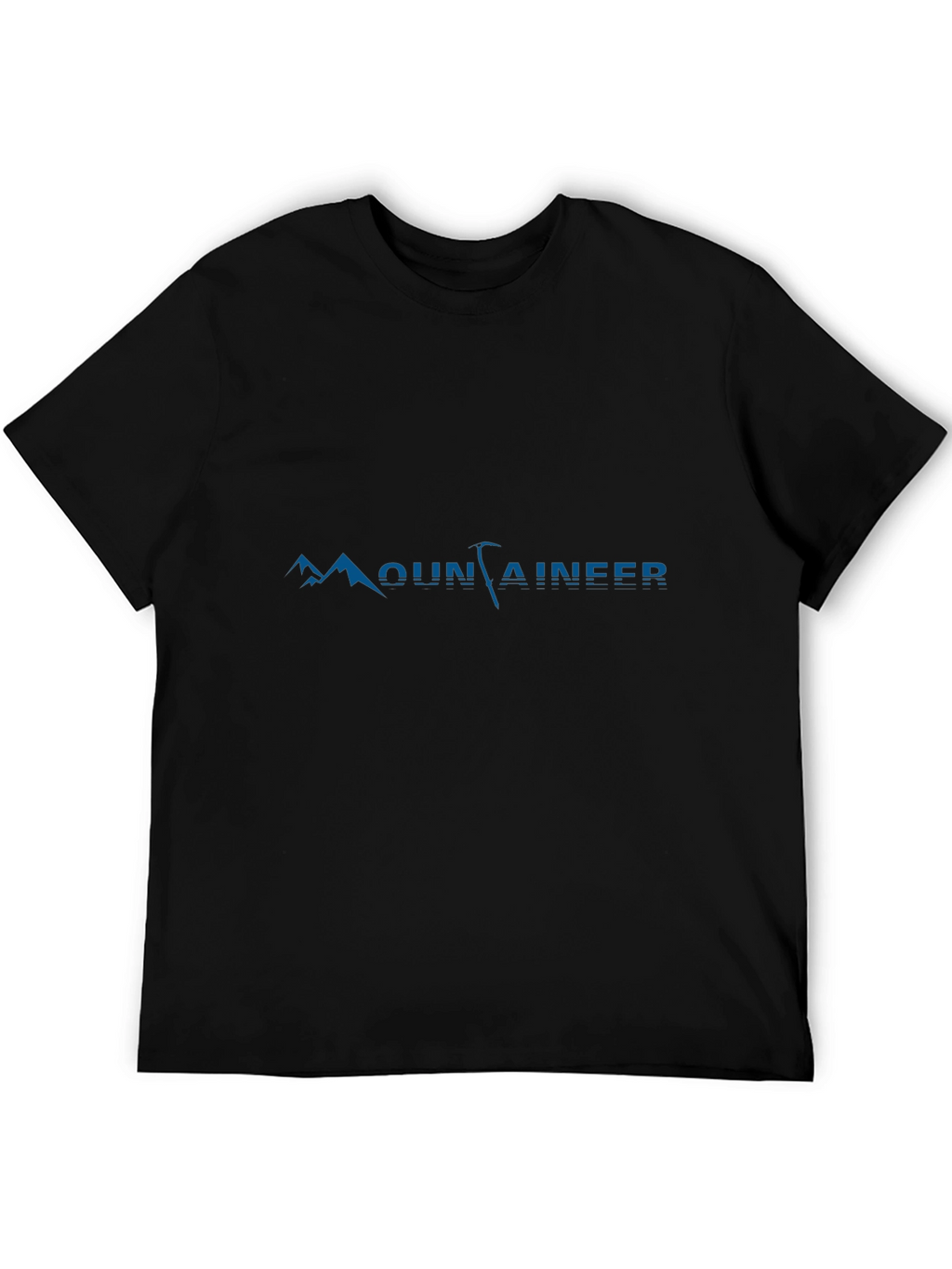 Mountaineer Graphic T-Shirt - Black Crew Neck Tee