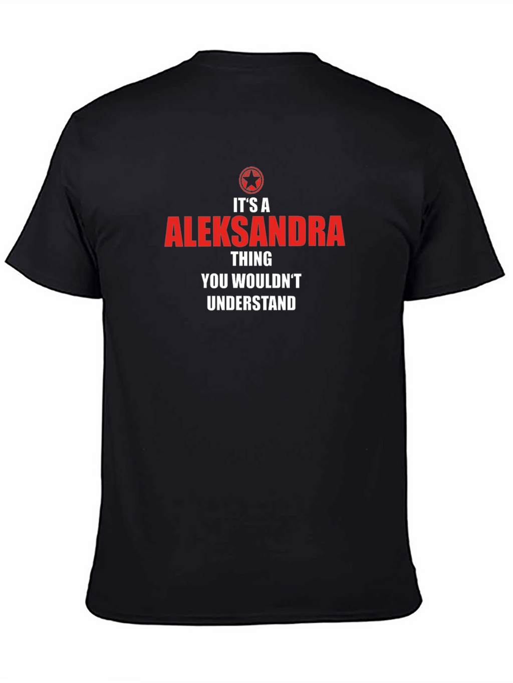 Aleksandra Thing T-Shirt - Personalized Name Tee