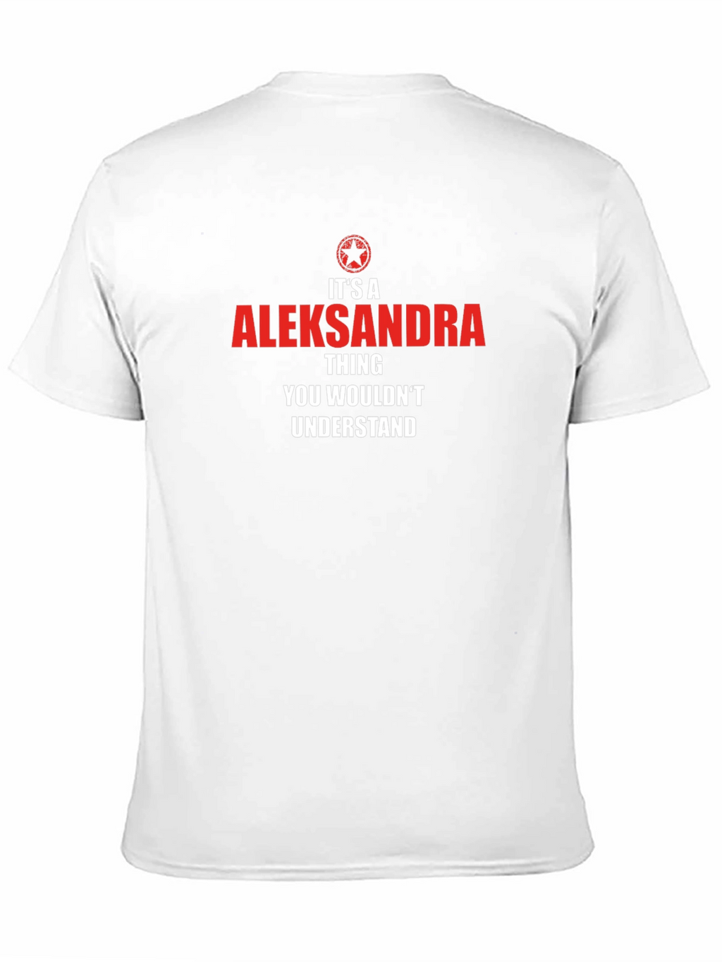 Aleksandra Thing T-Shirt - Personalized Name Tee