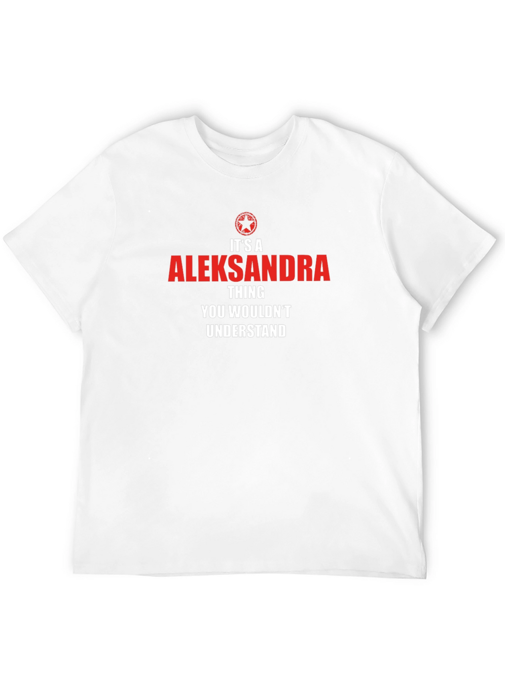 Aleksandra Thing T-Shirt - Personalized Name Tee