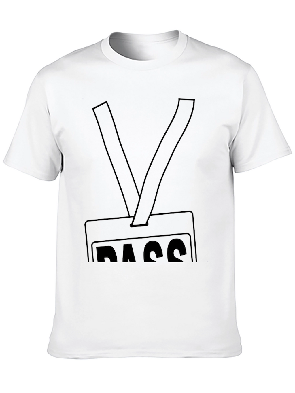 Funny Pass T-Shirt - Black Novelty Tee