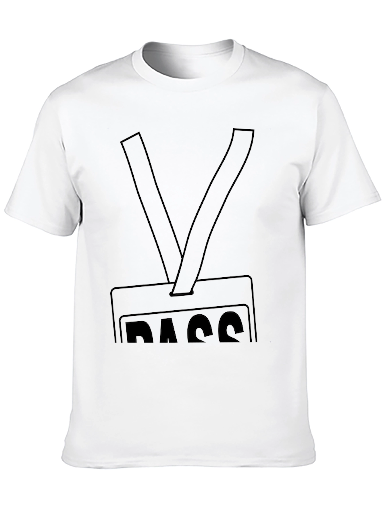 Funny Pass T-Shirt - Black Novelty Tee