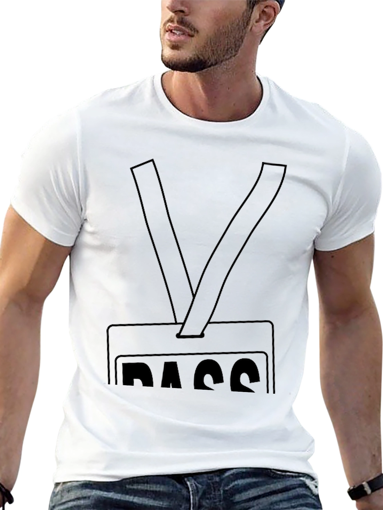 Funny Pass T-Shirt - Black Novelty Tee