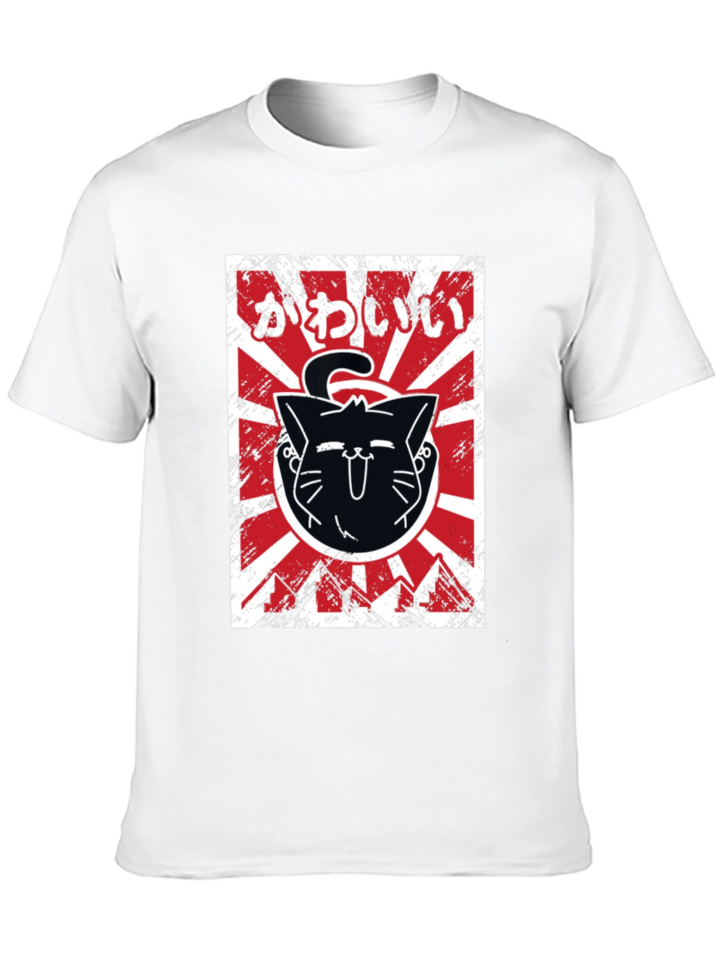 Kawaii Cat T-Shirt Japanese Style Tee