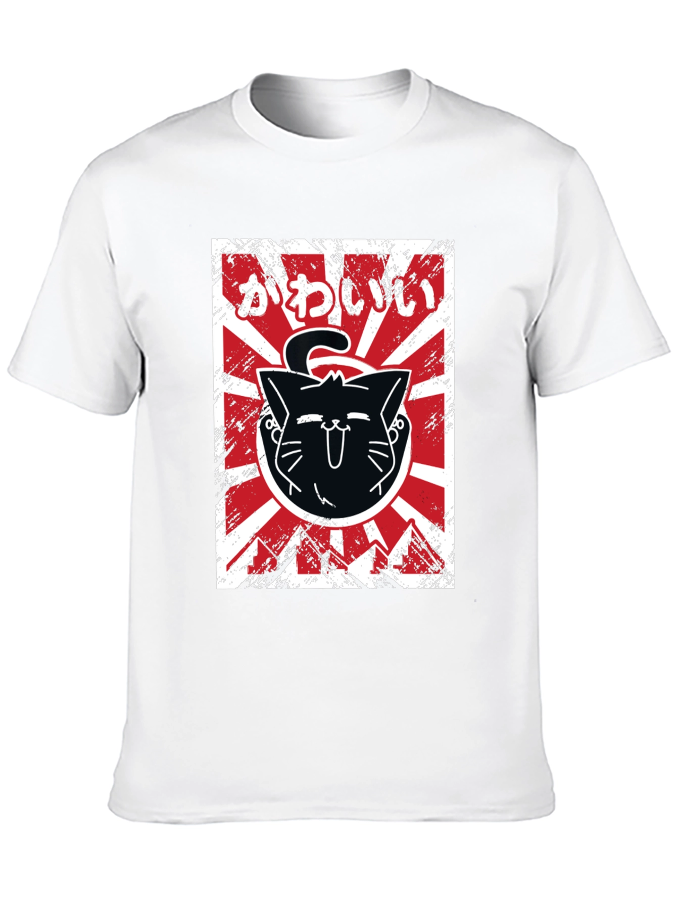 Kawaii Cat T-Shirt Japanese Style Tee