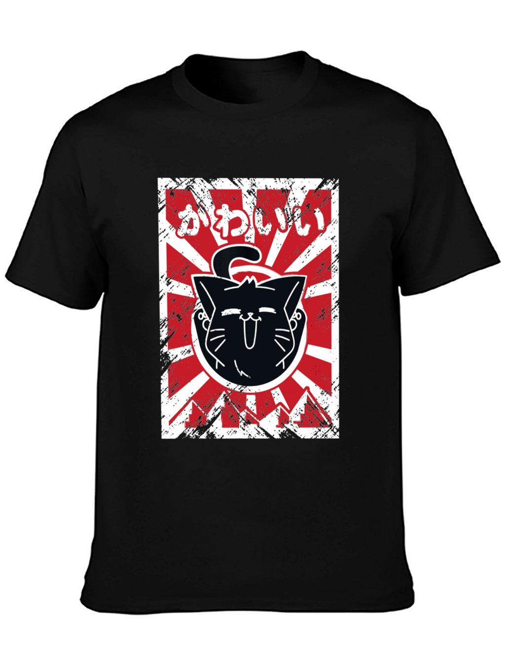 Kawaii Cat T-Shirt Japanese Style Tee