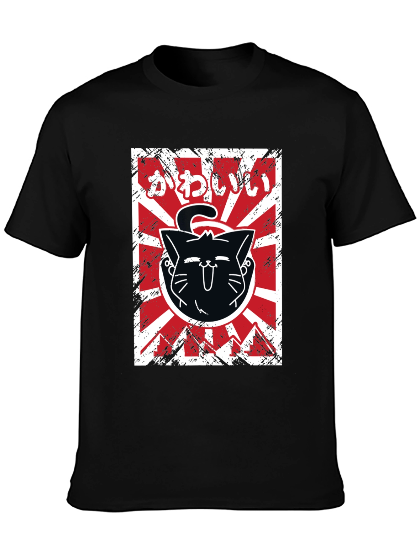 Kawaii Cat T-Shirt Japanese Style Tee