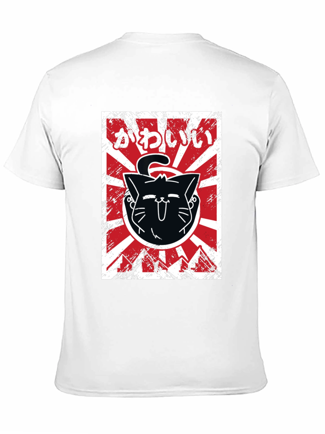 Kawaii Cat T-Shirt Japanese Style Tee