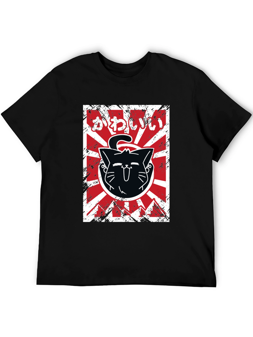 Kawaii Cat T-Shirt Japanese Style Tee