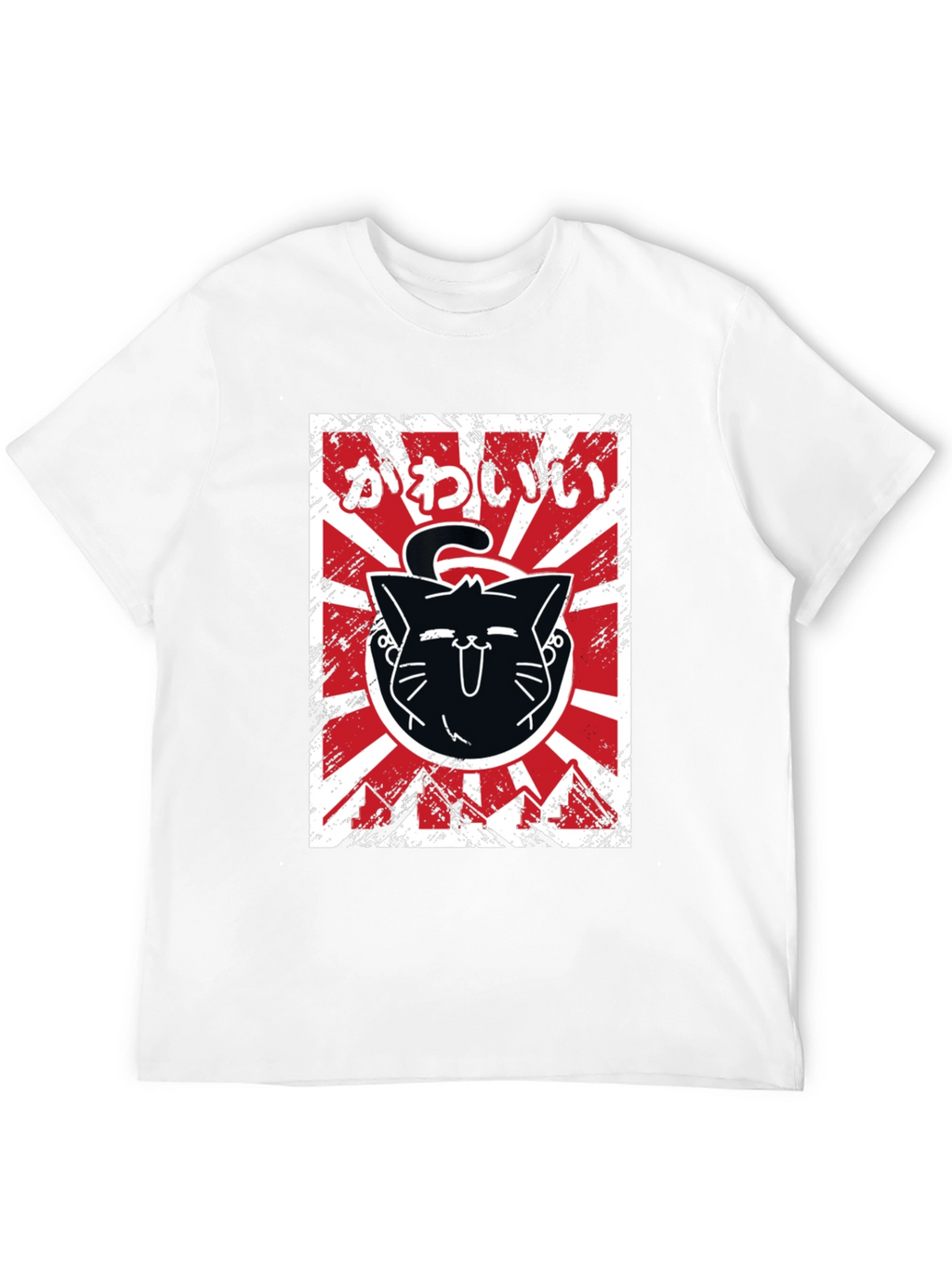 Kawaii Cat T-Shirt Japanese Style Tee