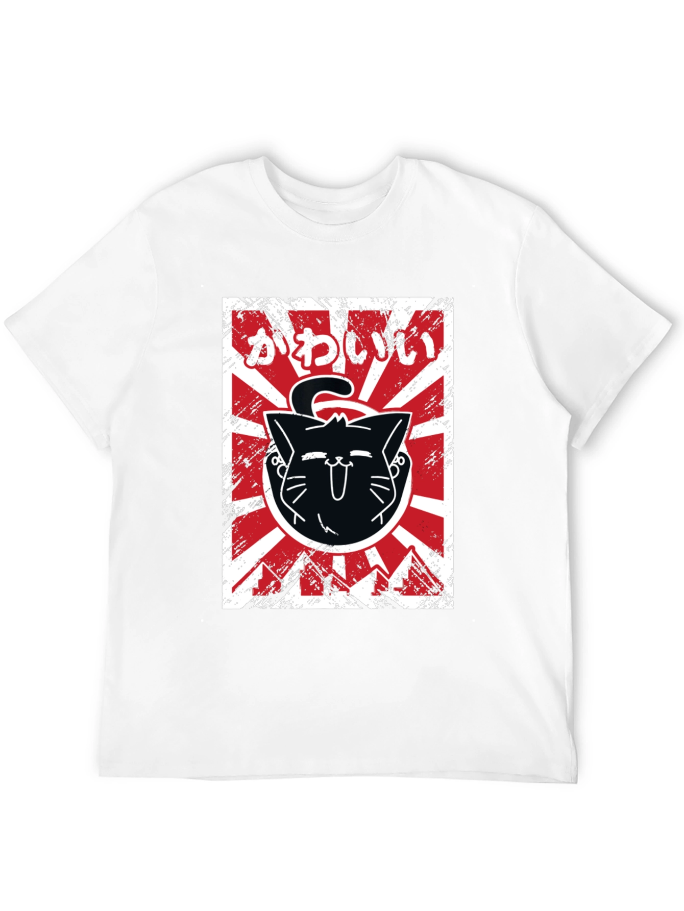 Kawaii Cat T-Shirt Japanese Style Tee