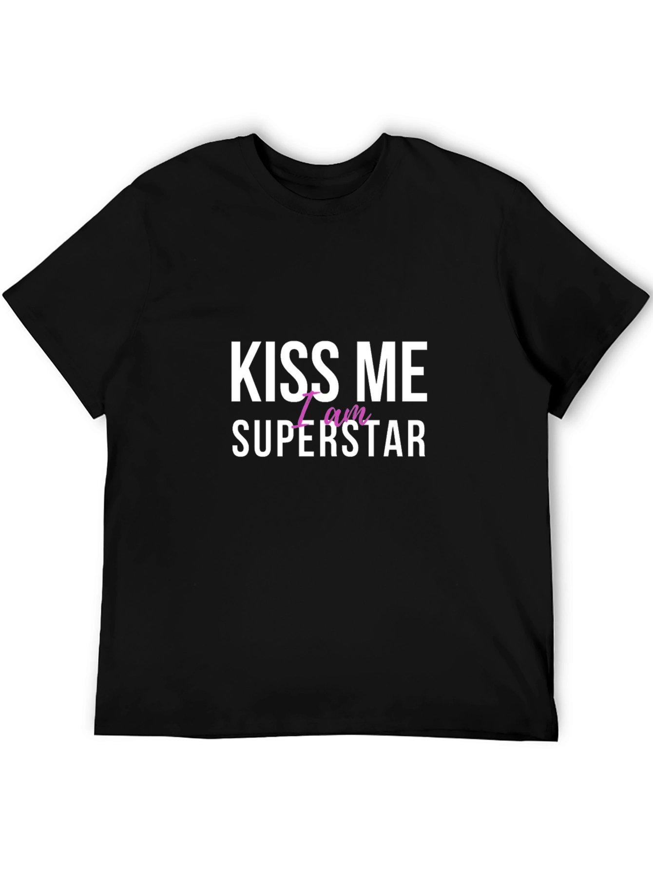 Kiss Me I am Superstar Graphic T-Shirt