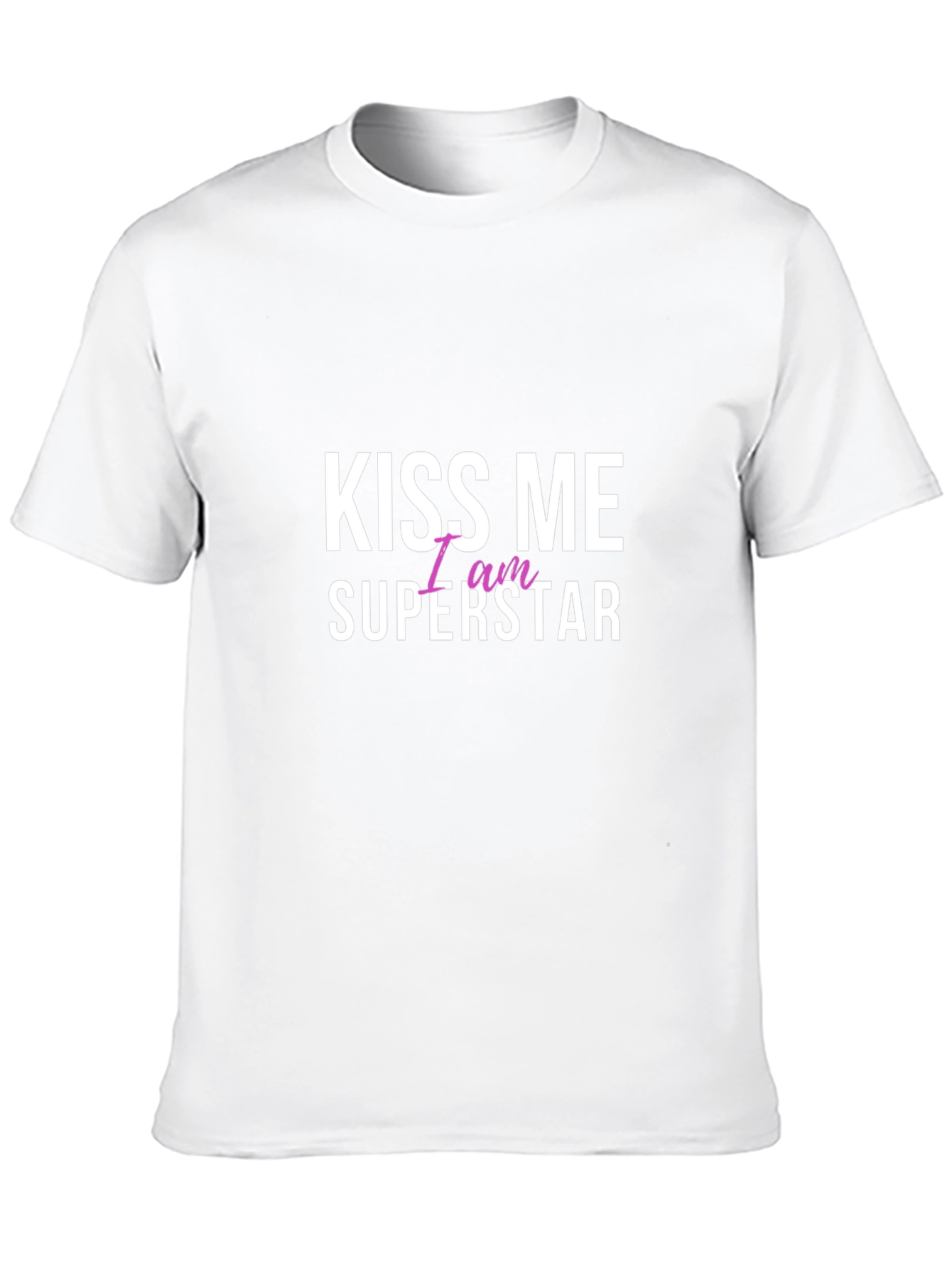 Kiss Me I am Superstar Graphic T-Shirt