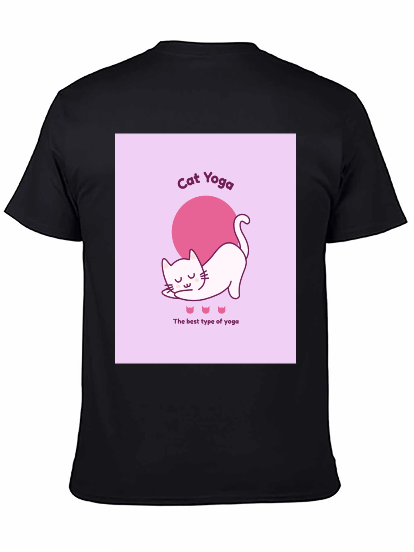 Cat Yoga Graphic T-Shirt - Funny & Comfy