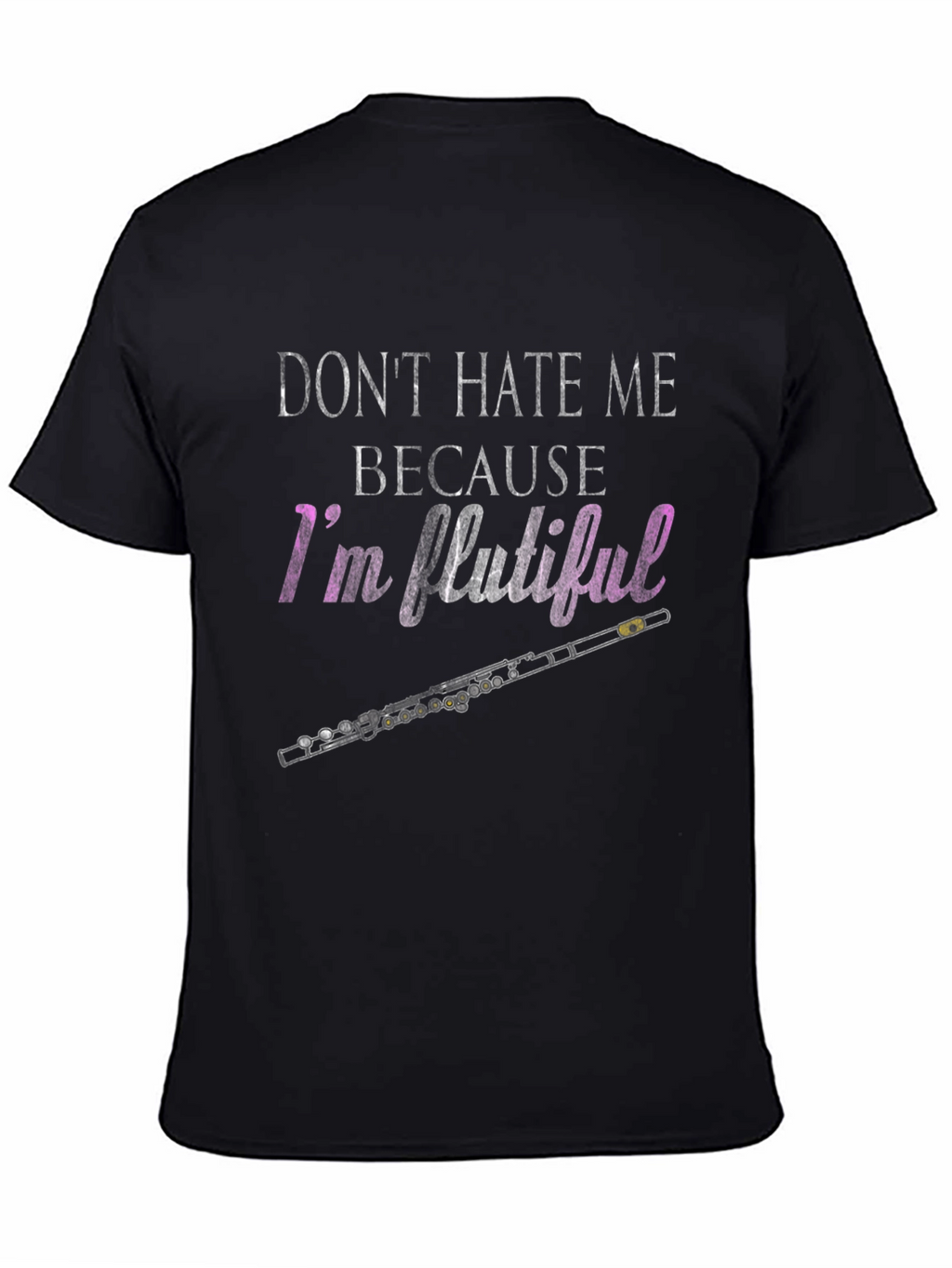 Flutiful Music T-Shirt - Band Instrument Tee