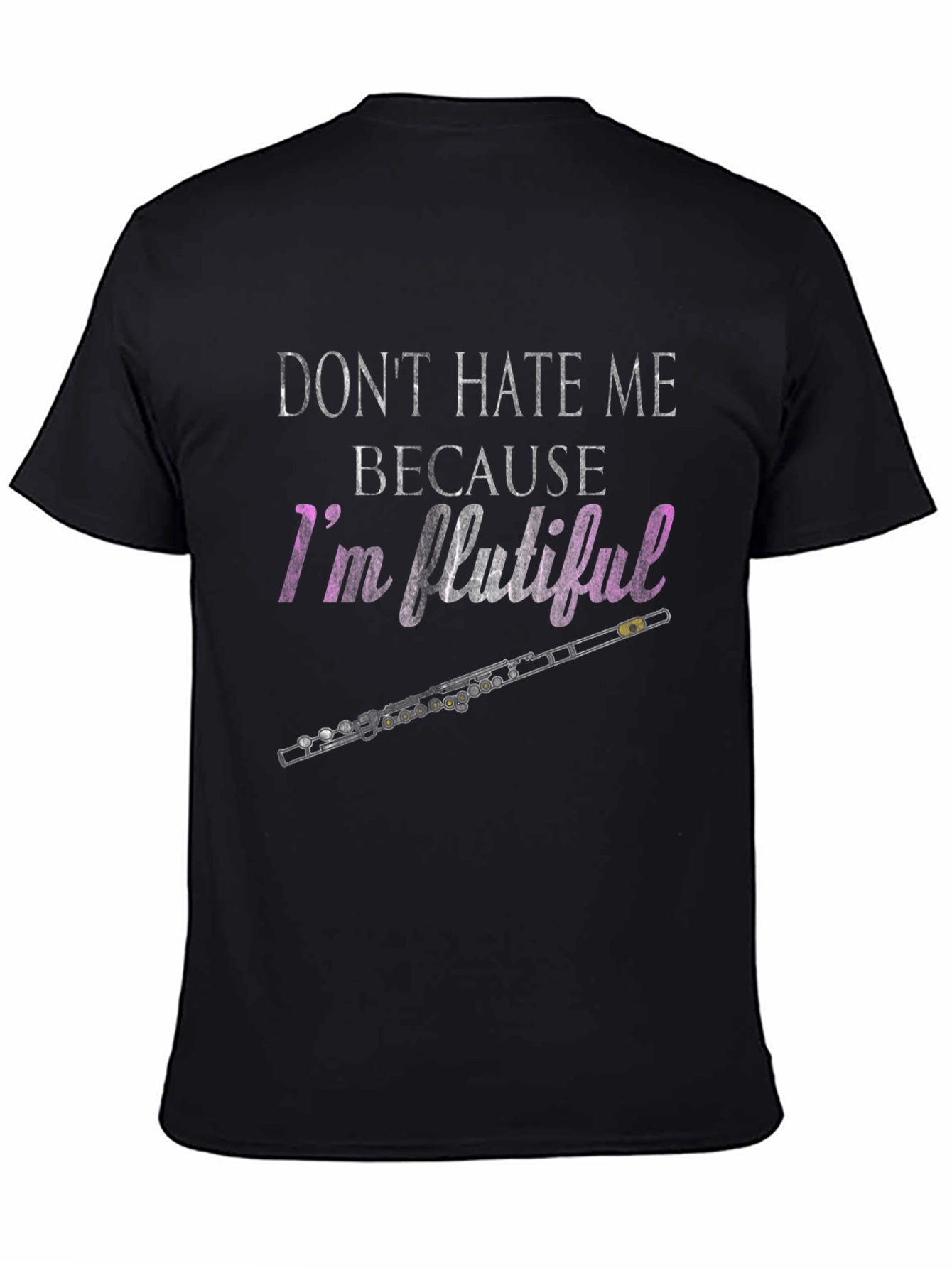 Flutiful Music T-Shirt - Band Instrument Tee