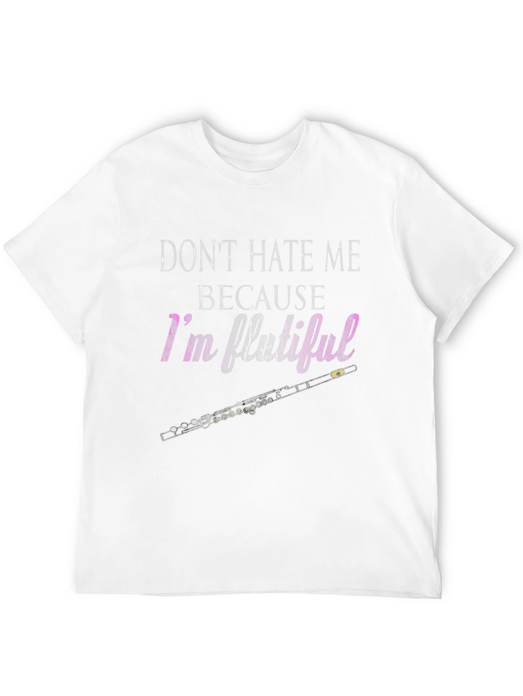 Flutiful Music T-Shirt - Band Instrument Tee