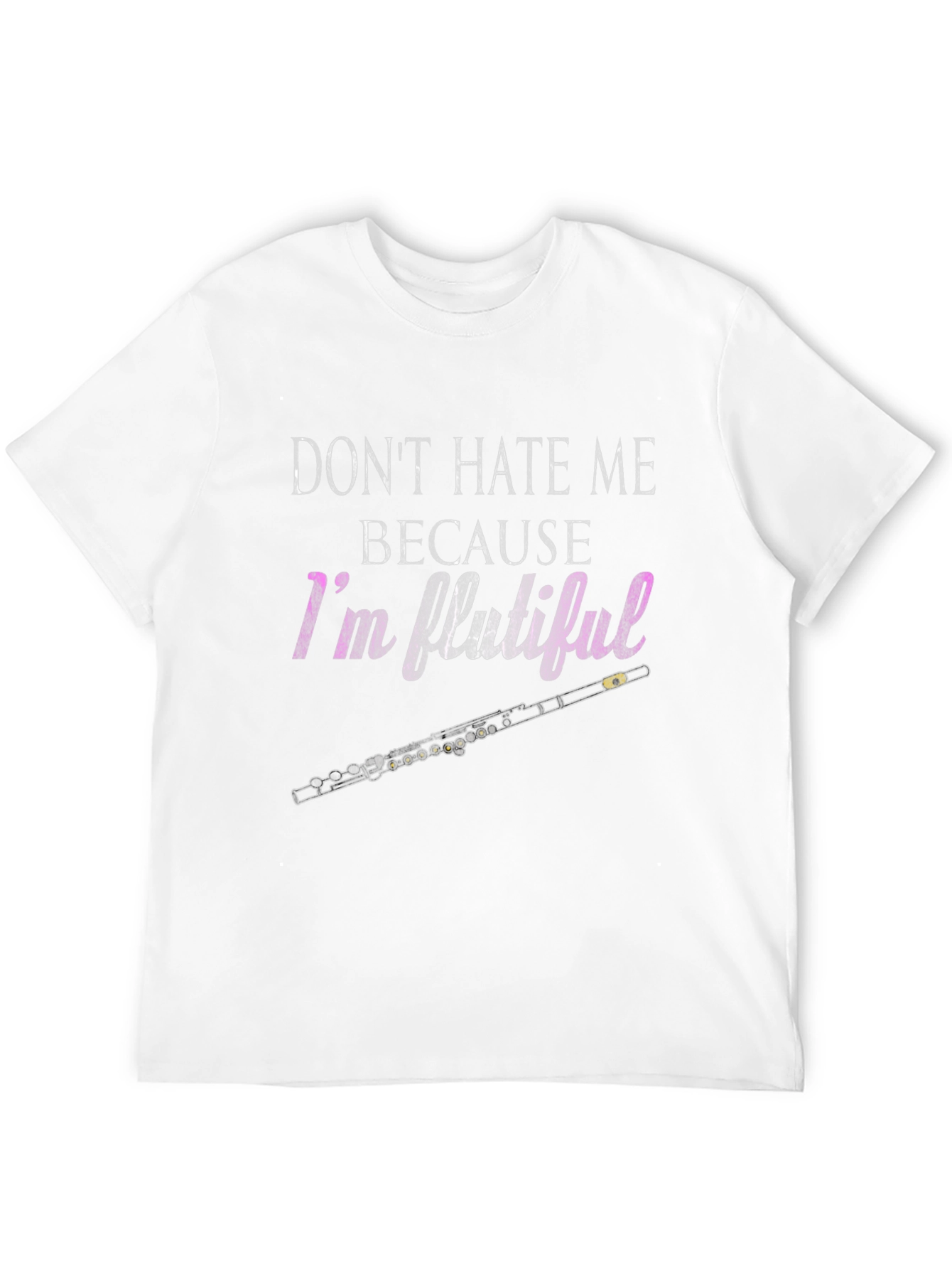 Flutiful Music T-Shirt - Band Instrument Tee