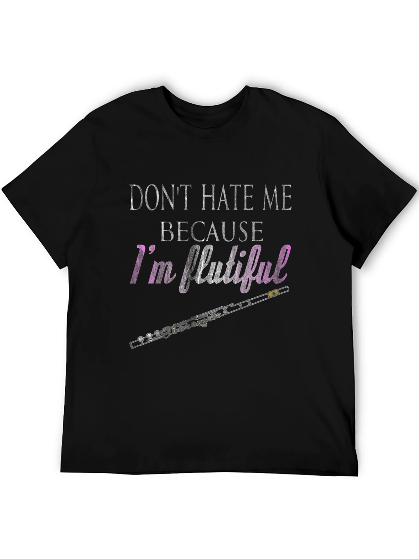 Flutiful Music T-Shirt - Band Instrument Tee