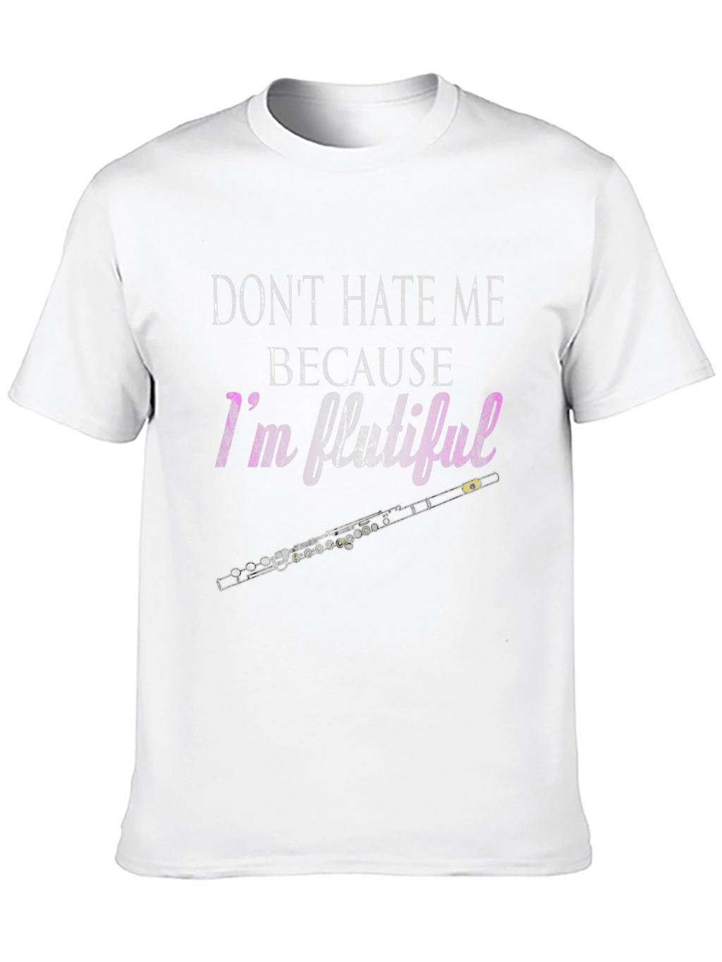 Flutiful Music T-Shirt - Band Instrument Tee