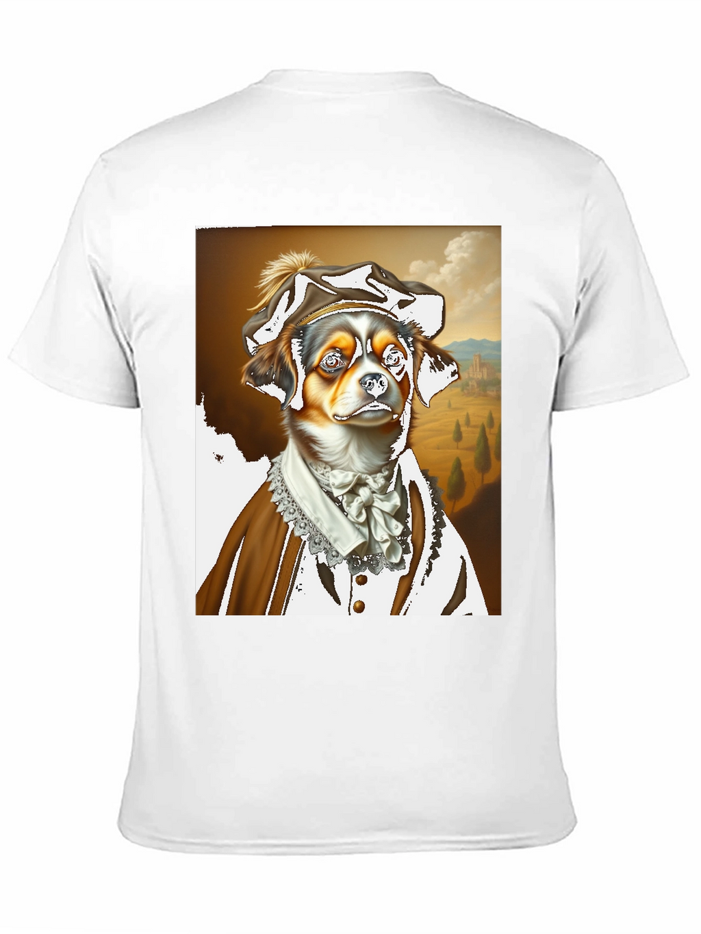 Renaissance Dog T-Shirt - Funny Pet Portrait Tee