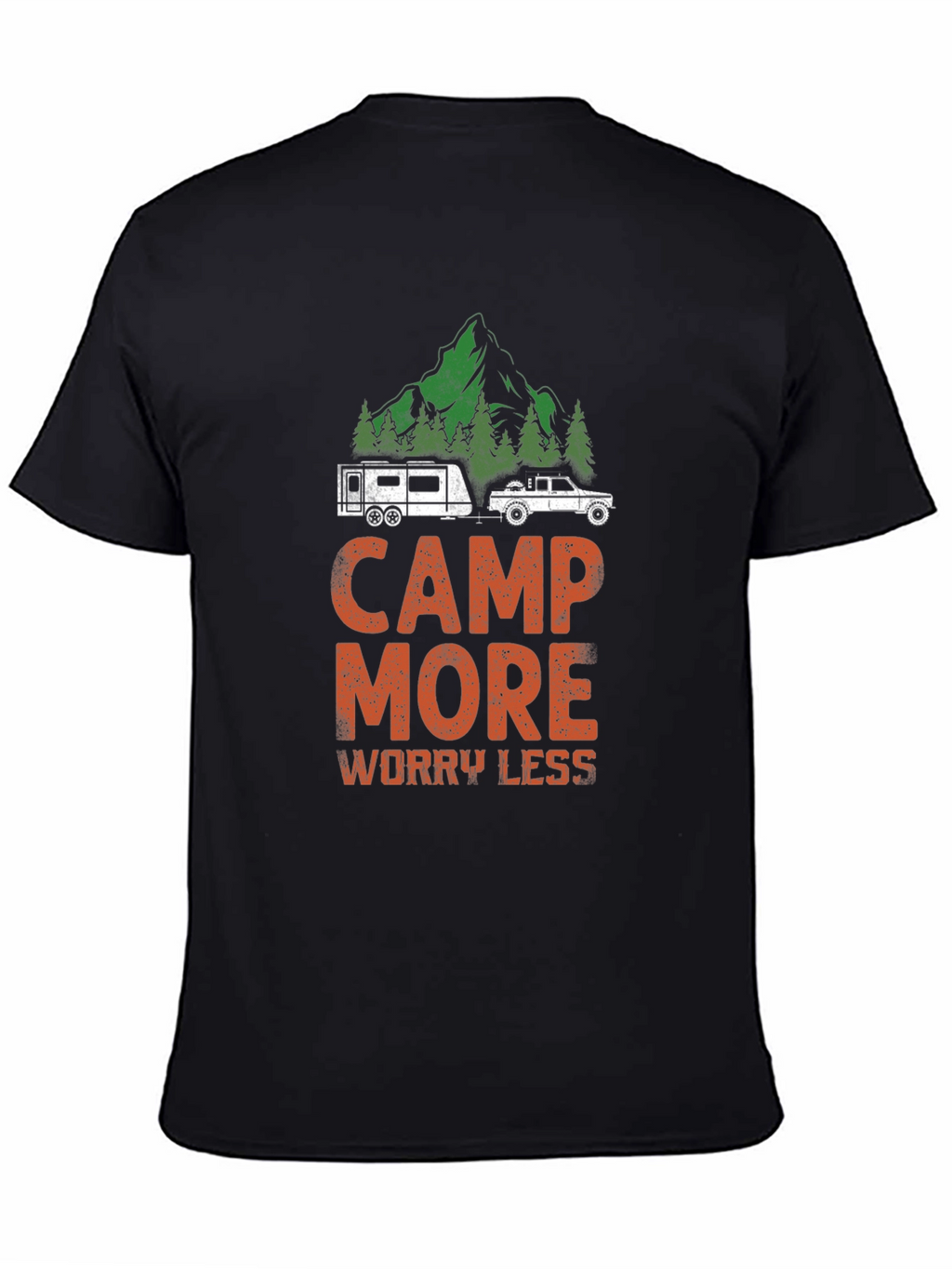 Camp More Worry Less Graphic Tee