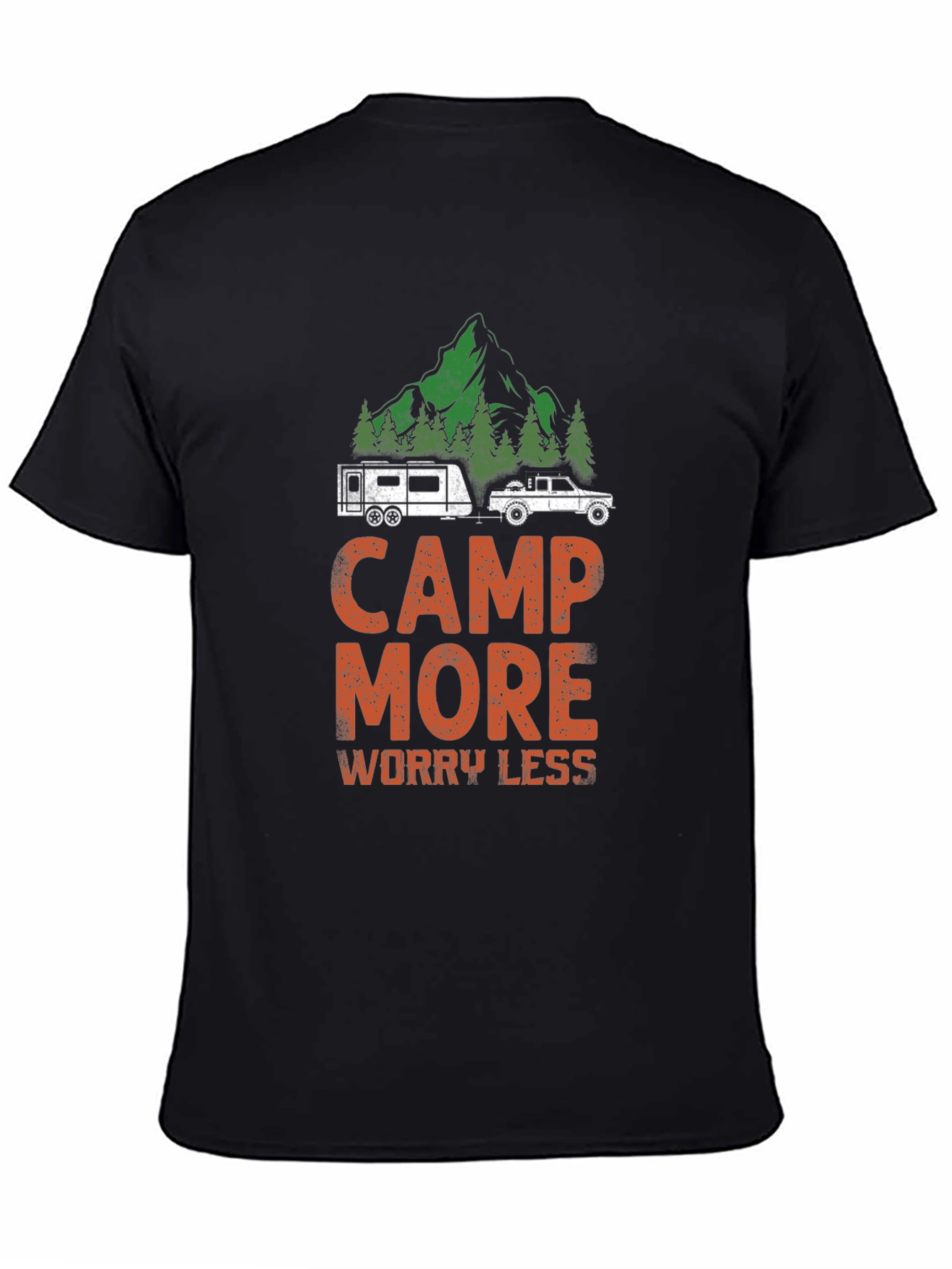 Camp More Worry Less Graphic Tee